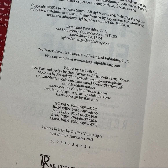 Iron Flame by Rebecca Yarros, Hardcover First Edition - Picture 2 of 6